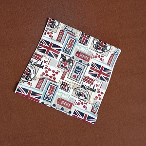 Tépőzáras snackbag,  uzsonnatasak, szendvics tartó - London - táska & tok - bevásárlás & shopper táska - kenyeres zsák - Meska.hu