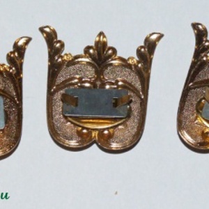 Díszes csat táskacsat zár hagyatékból - kellékek & szerszámok - gyöngyfűzés kellékek - egyéb alkatrész - egyéb alkatrész - Meska.hu