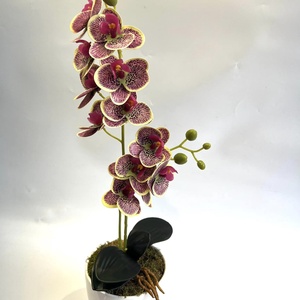 Orchidea dekor 1 szálas 2 ágú - otthon & lakás - dekoráció - virágdísz és tartó - csokor & virágdísz - Meska.hu