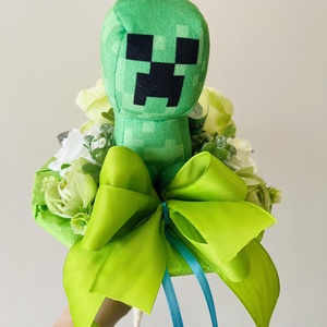 Minecraft BALLAGÁSI CSOKOR , Otthon & Életmód, Dekoráció, Virágdísz és tartó, Csokor & Virágdísz, Virágkötés, MESKA