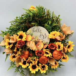 Őszi ajtódísz 35 cm - Meska.hu