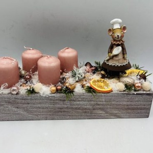  MINDEN AMI KARÁCSONY (ASZTALDÍSZ,AJTÓDÍSZ,DEKOROK STB) ADVENTI 4 GYERTYÁS ASZTALDÍSZ és AJTÓDÍSZEK 30 cm-es adventi asz, Karácsony, Adventi díszek, Adventi asztaldísz, Virágkötés, MESKA