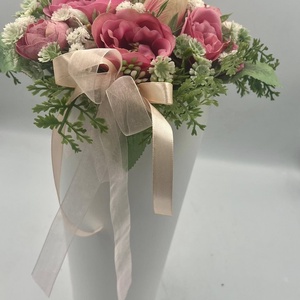 Mini Padlóváza Virágos Dekorációval � 38 cm, Maradandó, Otthon & Életmód, Virágdekoráció, Virágdíszek, Virágkötés, MESKA