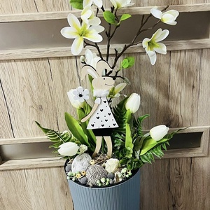 Húsvét minimalista sítlusban vendégváró ajtódísz - Meska.hu