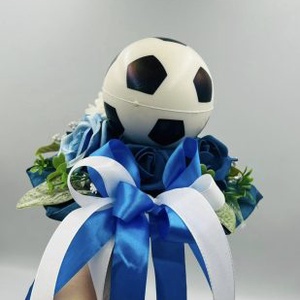 Focis ballagási csokor � maradandó, egyedi ajándék focirajongóknak, Otthon & Életmód, Virágdekoráció, Virágok, Virágcsokor, Virágkötés, MESKA