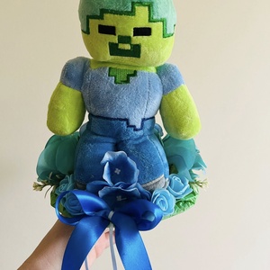 Minecraft ballagási csokor ember alakzatú - Meska.hu