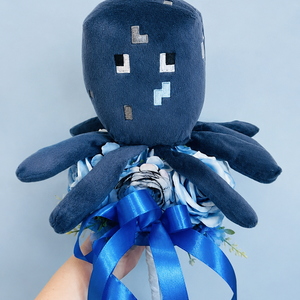 Minecraft figurás ballagási csokor plüssel � egyedi örökvirág ajándék fiúknak  - Meska.hu