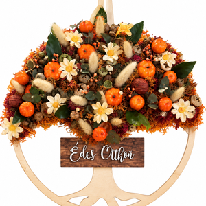 Édes Otthon őszi életfa ajtódísz � 40 cm - Meska.hu