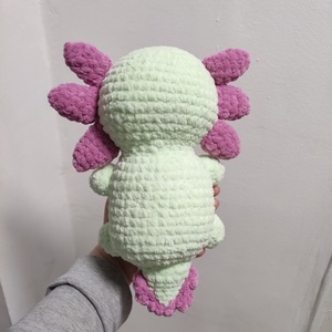 Amigurumi baby axolotl - játék & sport - plüssállat & játékfigura - hal - Meska.hu