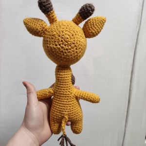 Amigurumi Zsiráf - játék & sport - plüssállat & játékfigura - zsiráf - Meska.hu