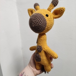 Amigurumi Zsiráf - játék & sport - plüssállat & játékfigura - zsiráf - Meska.hu