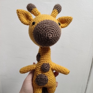 Amigurumi Zsiráf - játék & sport - plüssállat & játékfigura - zsiráf - Meska.hu
