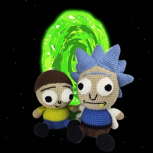 Rick and Morty, Játék & Sport, Plüssállat & Játékfigura, Ember, Horgolás, MESKA