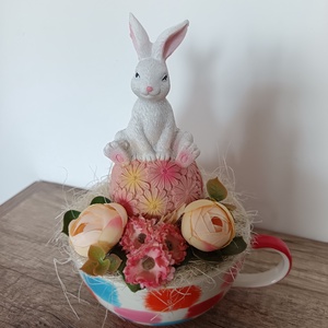 Húsvéti színes dekoráció , Ünnepi díszek, dekorációk, Húsvéti díszek és dekorációk, Húsvéti virágos díszek, , MESKA