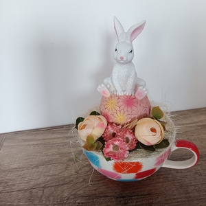 Húsvéti színes dekoráció  - ünnepi díszek, dekorációk - húsvéti díszek és dekorációk - húsvéti virágos díszek - Meska.hu