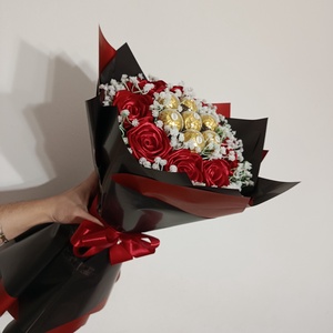 Ballagási örök csokor - otthon & életmód - virágdekoráció - virágok - virágcsokor - Meska.hu