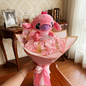 Stich Angel csokor, Otthon & Életmód, Virágdekoráció, Virágok, Virágcsokor, Virágkötés, MESKA