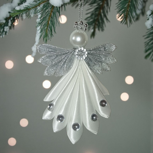 Ezüstszárnyú Angyalok, Karácsony, Karácsonyi lakásdekoráció, Karácsonyfadíszek, Mindenmás, MESKA