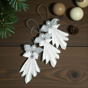 Rózsaszín Angyal - karácsony - karácsonyi lakásdekoráció - karácsonyfadíszek - Meska.hu