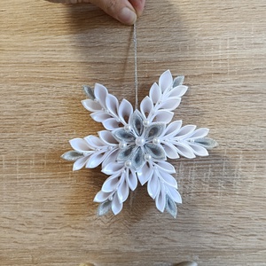 Hópehely, Karácsony, Karácsonyi lakásdekoráció, Karácsonyfadíszek, Mindenmás, MESKA