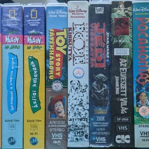 VHS mese és film kazetták. - Meska.hu