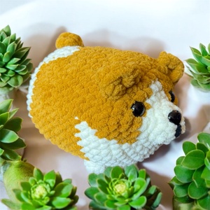 Horgolt vekni kutyus (Corgi)  - játék & sport - plüssállat & játékfigura - kutya - Meska.hu
