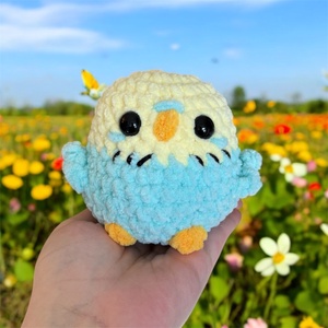Horgolt mini papagáj (amigurumi) - Meska.hu