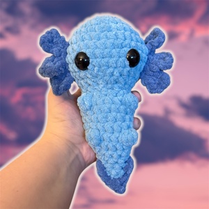 Horgolt axolotl plüss, Játék & Sport, Plüssállat & Játékfigura, Más figura, , MESKA