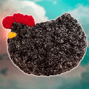 Horgolt kendermagos tyúk, Játék & Sport, Plüssállat & Játékfigura, Más figura, Horgolás, MESKA