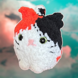 Horgolt kalikó cica, Játék & Sport, Plüssállat & Játékfigura, Cica, Horgolás, MESKA