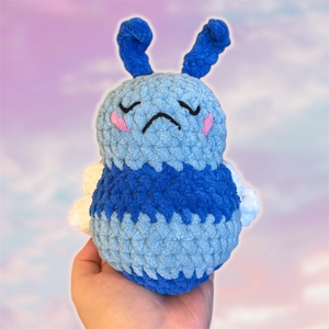 Horgolt kék súlyozott méhecske, Játék & Sport, Plüssállat & Játékfigura, Más figura, , MESKA