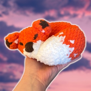 Horgolt kerek róka, Játék & Sport, Plüssállat & Játékfigura, Más figura, , MESKA