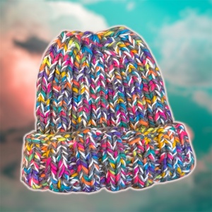 Kötött vastag sapka, Ruha & Divat, Sál, Sapka, Kendő, Sapka, Horgolás, MESKA