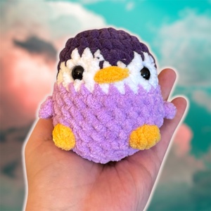 Horgolt mini pingvin, Játék & Sport, Plüssállat & Játékfigura, Madár, Horgolás, MESKA