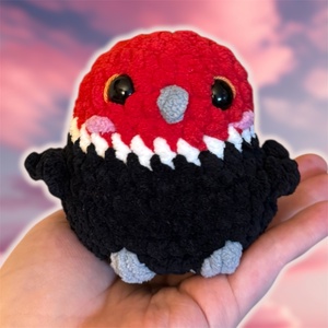 Horgolt mini harkály, Játék & Sport, Plüssállat & Játékfigura, Madár, Horgolás, MESKA