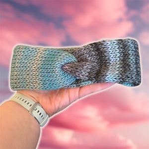 Akril kötött fülvédő (vékony), Ruha & Divat, Sál, Sapka, Kendő, Fejpánt, , MESKA