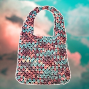 Horgolt pamut szatyor, Táska & Tok, Bevásárlás & Shopper táska, Shopper, textiltáska, szatyor, , MESKA