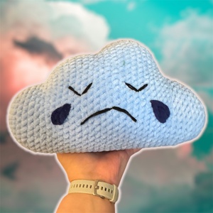 Horgolt felhő, Játék & Sport, Plüssállat & Játékfigura, Más figura, Horgolás, MESKA