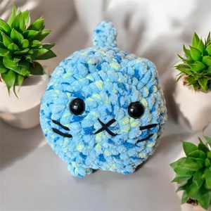 Horgolt vekni cica - egyedi rendelés - Meska.hu