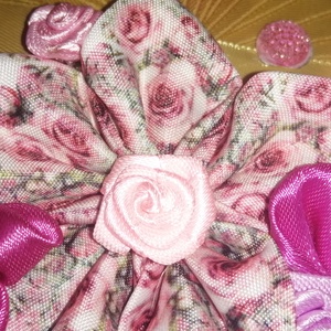 Rózsás ajtódísz - otthon & életmód - dekoráció - ajtó- és ablak dekoráció - ajtódísz & kopogtató - Meska.hu