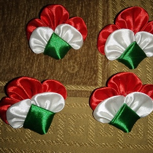  Kokárda szív - ékszer - kitűző és bross - kitűző - Meska.hu