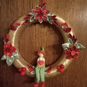 Kertészruhás ajtódísz - Meska.hu