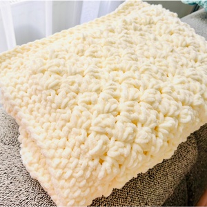 Felhőpuha Ölelés � kézzel készült babapléd, Baba - mama, Baba ágynemű, Babatakaró, gyerek pléd, Horgolás, MESKA