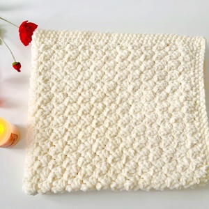 Felhőpuha Ölelés � kézzel készült babapléd, Baba - mama, Baba ágynemű, Babatakaró, gyerek pléd, Horgolás, MESKA