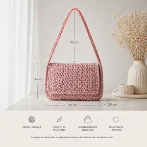 Horgolt válltáska - táska & tok - kézitáska & válltáska - válltáska - Meska.hu