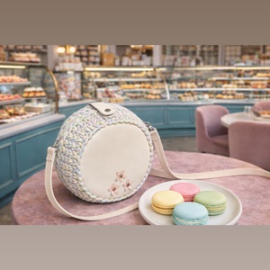 Makarón táska, Táska & Tok, Kézitáska & válltáska, Alkalmi táska, Horgolás, MESKA