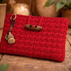 Horgolt pénztárca, Táska & Tok, Pénztárca & Más tok, Kártyatartó & Irattartó, Horgolás, MESKA