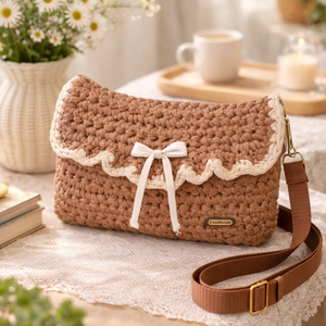 Horgolt táska, Táska & Tok, Kézitáska & válltáska, Válltáska, , MESKA