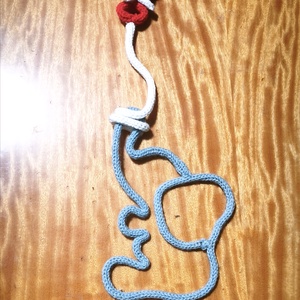 Álom elefánt � kézműves falidísz babaszobába - baba - mama - babaszoba dekoráció - Meska.hu