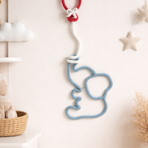 Álom elefánt � kézműves falidísz babaszobába, Baba - mama, Babaszoba dekoráció, , MESKA